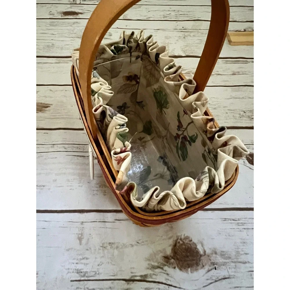 Longaberger Bee Basket Brown 1999 Building Tomorrow Together Small 7.5in